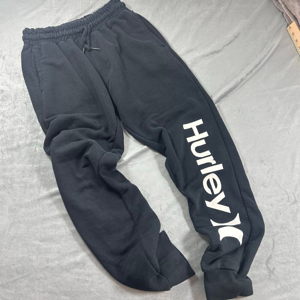 Hurley Black Jogger style sweat pants size small